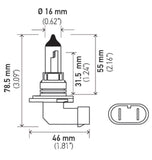 Hella Optilux 9006 Xenon Bulb Set (MPN: H71070367)