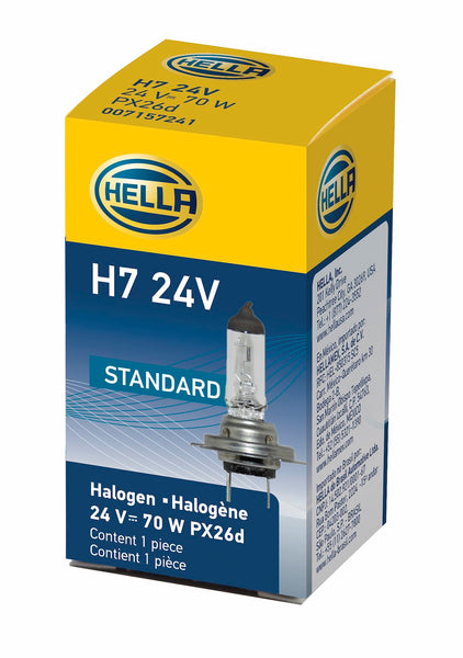 HELLA Halogen Headlight Bulb (MPN: H7 24V)