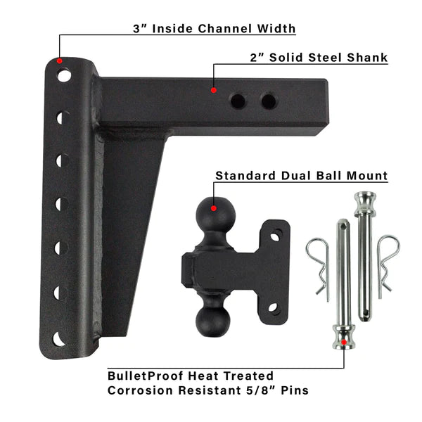 Bulletproof Hitches Heavy Duty Hitch (MPN: HD208)