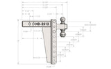 Bulletproof Hitches Heavy Duty Hitch (MPN: HD2512)