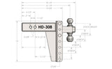 Bulletproof Hitches Heavy Duty Hitch (MPN: HD308)