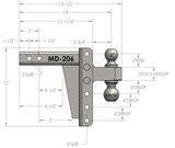 Bulletproof Hitches Medium Duty Hitch (MPN: MD206)