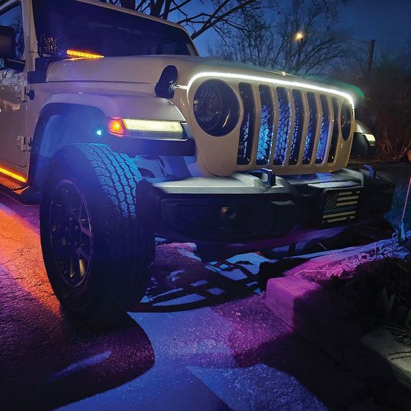 Race Sport Lighting LED Knight Rider Scanning DRL Kit (MPN: HOODKIT2)