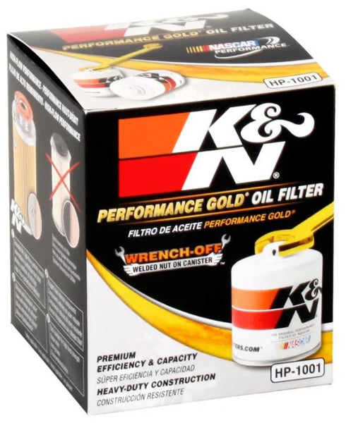 K&N Performance Gold Oil Filter (MPN: HP-1001)