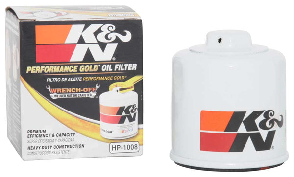 K&N Performance Gold Oil Filter (MPN: HP-1008)