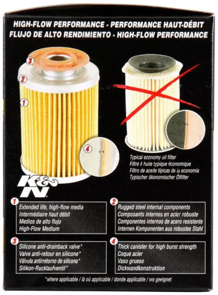 K&N Performance Gold Oil Filter (MPN: HP-2003)