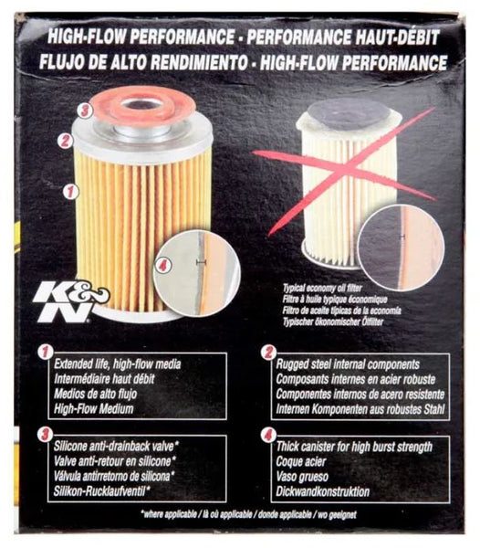 K&N Performance Gold Oil Filter (MPN: HP-2010)