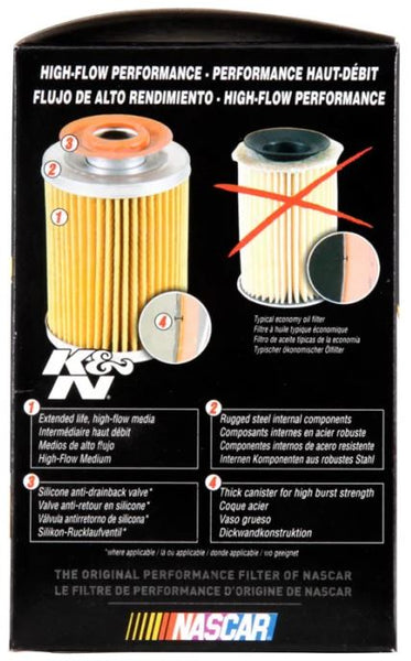 K&N Performance Gold Oil Filter (MPN: HP-3001)
