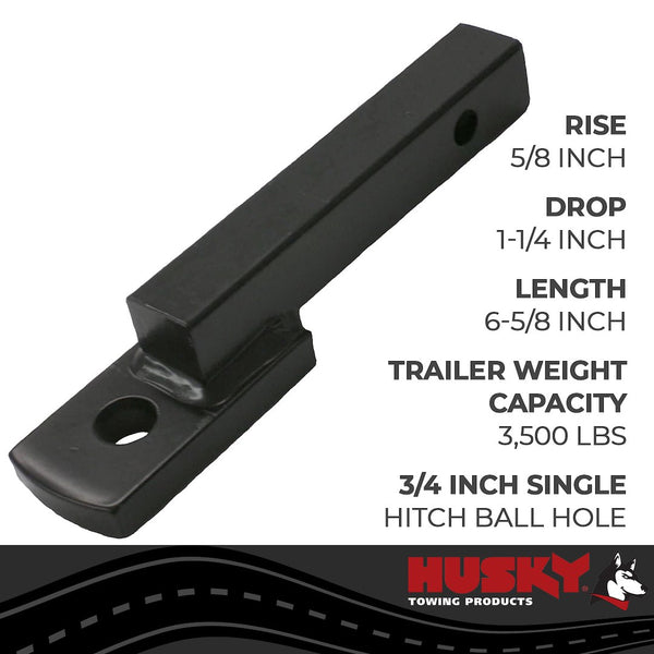 Husky Towing Trailer Hitch Ball Mount (MPN: 31341)