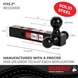 Husky Towing Trailer Hitch Ball Mount (MPN: 31349)