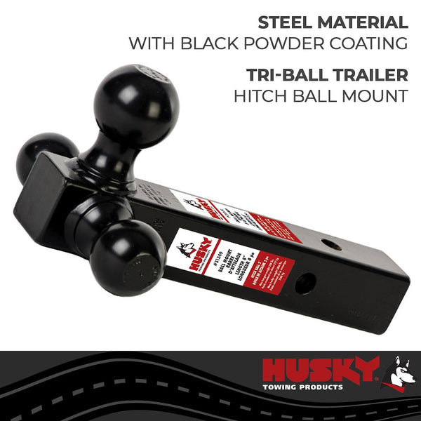 Husky Towing Trailer Hitch Ball Mount (MPN: 31349)