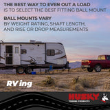 Husky Towing Trailer Hitch Ball Mount (MPN: 31354)