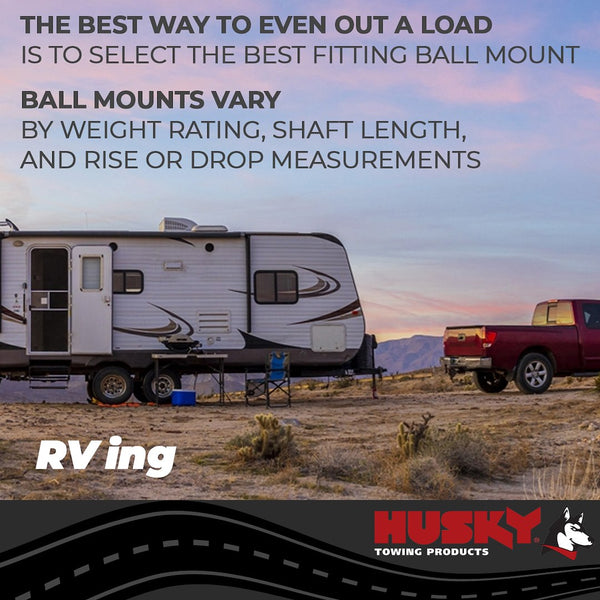 Husky Towing Trailer Hitch Ball Mount (MPN: 31354)