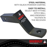 Husky Towing Trailer Hitch Ball Mount (MPN: 31358)