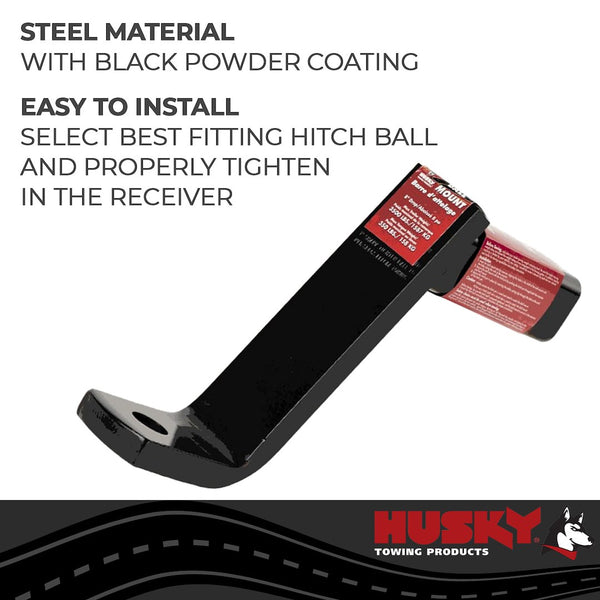 Husky Towing Trailer Hitch Ball Mount (MPN: 31361)