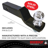 Husky Trailer Hitch Ball Mount (MPN: 31366)