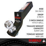 Husky Trailer Hitch Ball Mount (MPN: 31366)