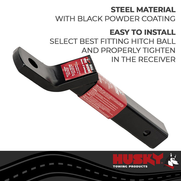 Husky Towing Trailer Hitch Ball Mount (MPN: 31369)