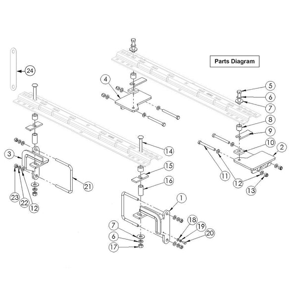 Husky Towing Fifth Wheel Trailer Hitch Mount Kit (MPN: 33073)