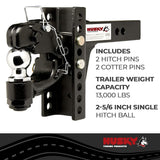Husky Pintle Hook With 2 Inch Receiver Mount (MPN: 33110)