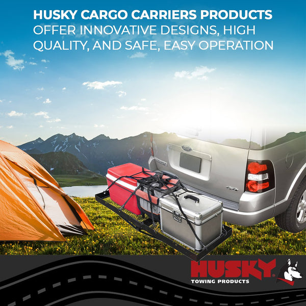 Husky Towing Trailer Hitch Cargo Carrier (MPN: 81148)