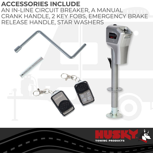 Husky Towing Electric Trailer Tongue Jack (MPN: 82022)