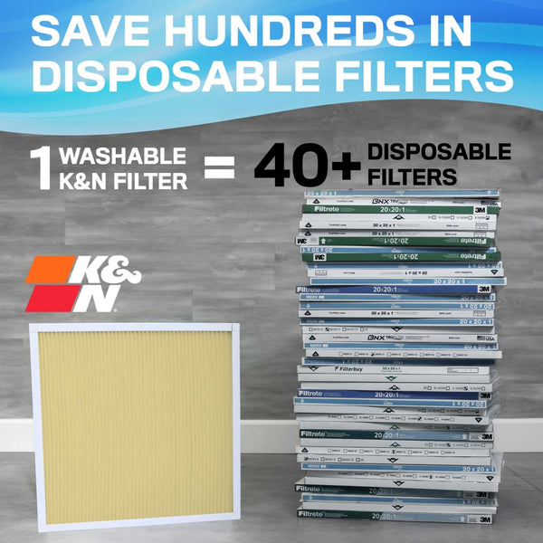 K&N Washable HVAC Air Filter (MPN: HVC-12020)