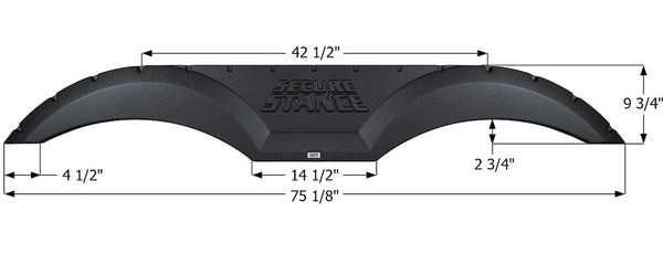 Icon Fender Skirt for Tandem Axle RVs (MPN: 12024)