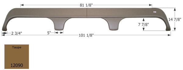 Icon Fender Skirt For Triple Axle RVs (MPN: 12090)