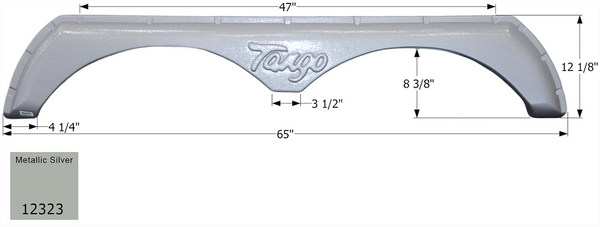 Icon Fender Skirt for Tandem Axle RVs (MPN: 12323)