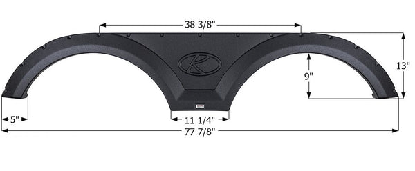 Icon Fender Skirt for Tandem Axle RVs (MPN: 12410)
