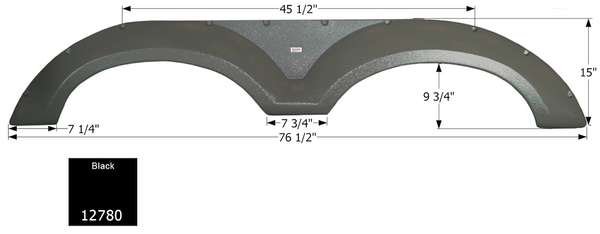 Icon Fender Skirt For Tandem Axle RVs (MPN: 12780)