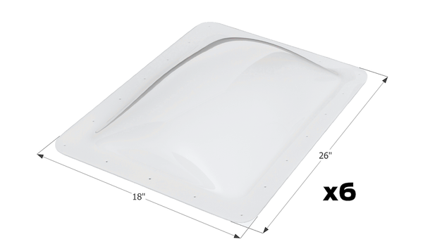 Icon Skylight 4 Inch High Bubble Dome (MPN: 14268)