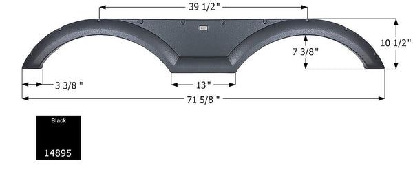 Icon Fender Skirt for Tandem Axle RVs (MPN: 14895)