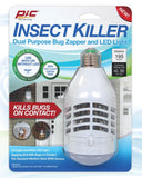 PIC Insect Killer Zapper Grid LED Bulb (MPN: IKUVLED C)