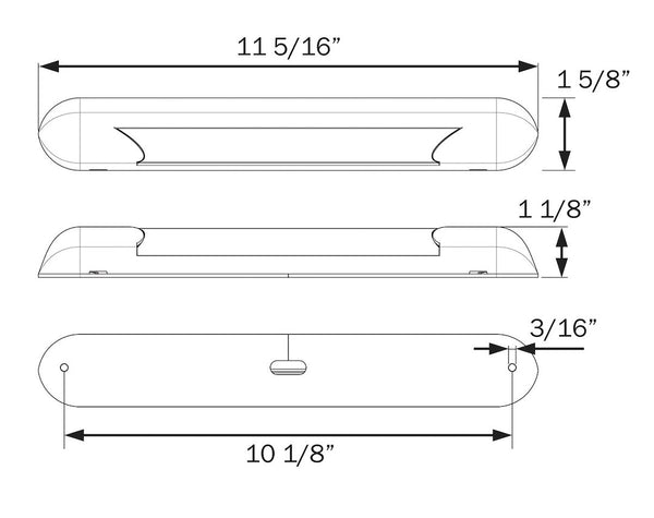 Optronics LED Awning Strip Light (MPN: ILL70CBAWNFS)