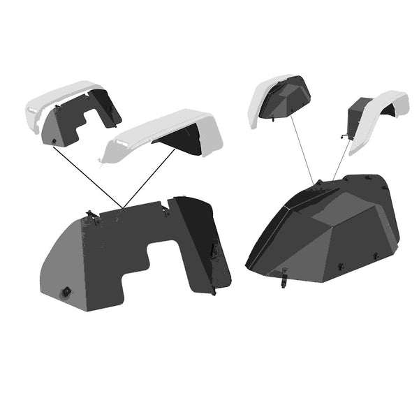 Black Horse Offroad Inner Fender Flares (MPN: INFR20G)