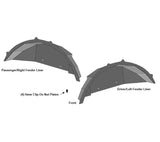Black Horse Offroad Inner Fender Flares (MPN: INFR20G)