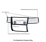 Black Horse Grille Guard Kit (MPN: 17A037400MA-PLFR)