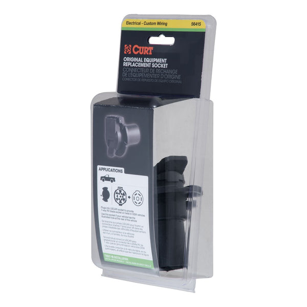 CURT 7-Way RV Blade Trailer Wiring Connector (MPN: 56415)