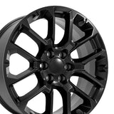 OE Wheels CV67 22 Inch Aluminum Wheel (MPN: CV67-22090-6550-28B1)