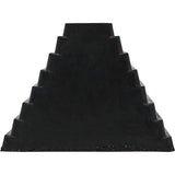 Heavy Duty Rubber Wheel Chock with Chain Eye (MPN: WC1086)