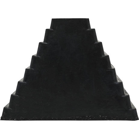 Heavy Duty Rubber Wheel Chock with Chain Eye (MPN: WC1086)