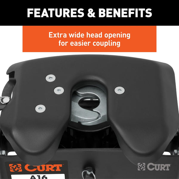 CURT A16 Fifth Wheel Trailer Hitch (MPN: 16091)