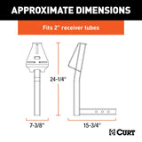 Spare Tire Carrier for 2 Inch Receiver (MPN: 31006)
