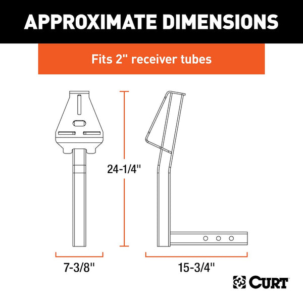 Spare Tire Carrier for 2 Inch Receiver (MPN: 31006)