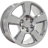 OE Wheels CV76 20 Inch Chrome Plated Wheel (MPN: CV76-20090-6550-27C)