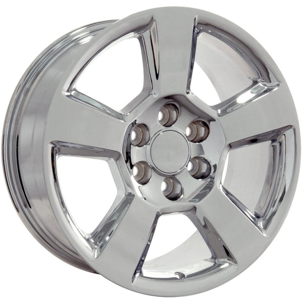 OE Wheels CV76 20 Inch Chrome Plated Wheel (MPN: CV76-20090-6550-27C)