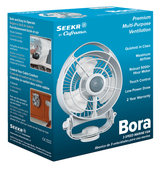 Caframo Bora 6 Inch Marine Fan (MPN: 748CAWBX)