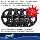 Coast To Coast Impostor Wheel Skin 18 Inch (MPN: IMP429BLK)